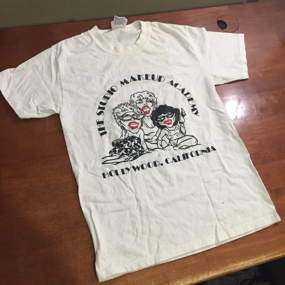 Hollywood California White Tee